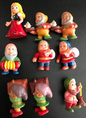 EDUCO BABY SPAIN Schneewittchen Konvolut 9 Figuren - DISNEY Vintage SPANIEN