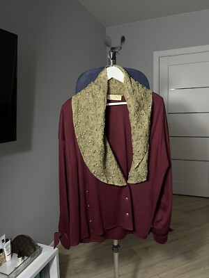 80s Vintage Christian Dior Coordonnes Blouse Top Size 42 Womens 