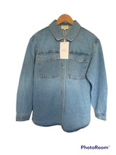 Sezane Denim Jacket Size Eu 34 / Uk 6
