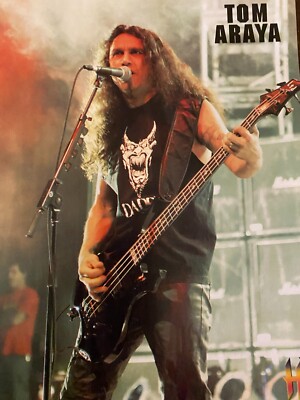 Tom Araya, Slayer, Full Page Vintage Pinup