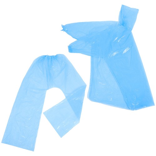 Raincoat Pants Set Emergency Windproof Hooded Rainsuit Travel Work