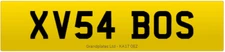 XV PRIVATE NUMBER PLATE XV54 BOS CHERISHED REGISTRATION BOSS DVLA REG PLATE