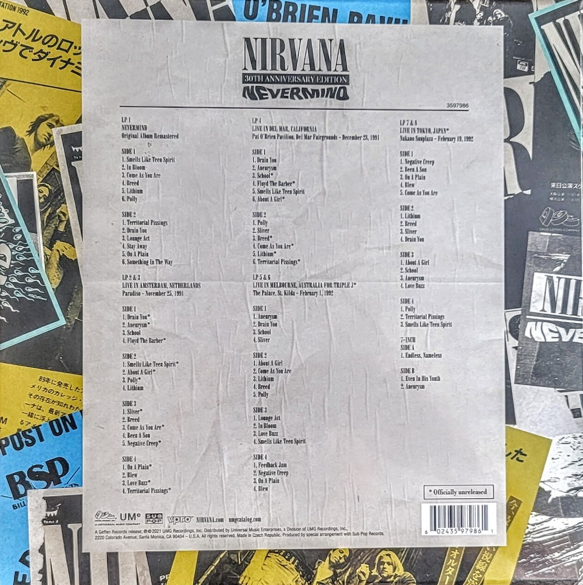 NIRVANA IN STORE SAMPLER 12インチシングル ORIGINAL Vtg 1995