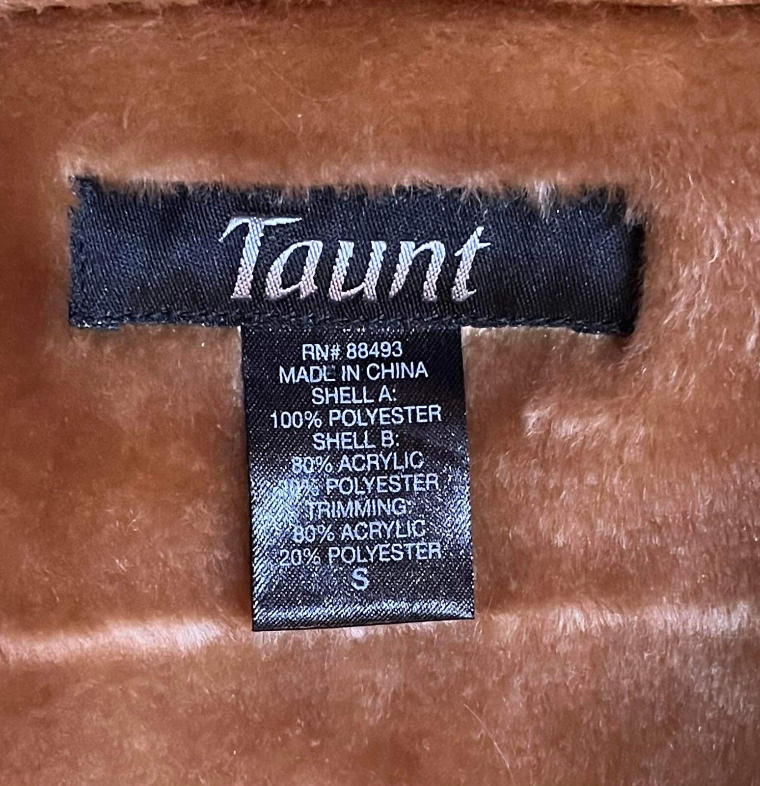 Vintage Faux Fur Full Length Women&rsquo;s Jacket 