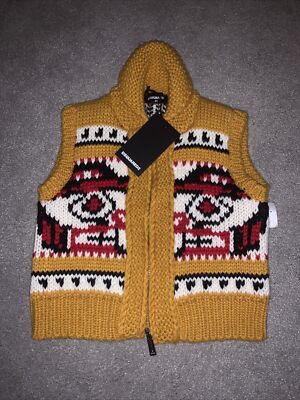 GIRLS/BOYS Unisex DSQUARED2 GILET CARDIGAN JUMPER