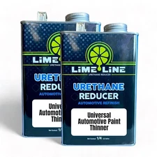 LiME LiNE Automotive Grade Urethane Reducer - Automotive Basecoat (2) Quart Cans