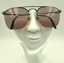 Vintage Society Optics Dimensions D829 Silver Pilot Sunglasses FRAMES ONLY