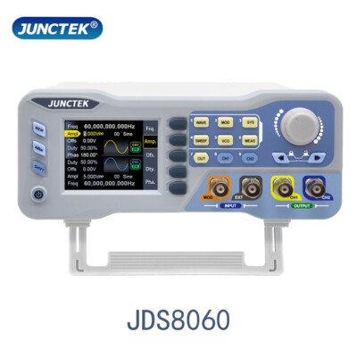 JUNCTEK JDS8060 60Mhz Function Arbitrary Waveform Generator 2-CH Signal Source