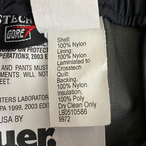 Blauer GTX Plus Gore-Tex Supershell Pants Mens Large Nylon Navy Police Fire New - Picture 9 of 11