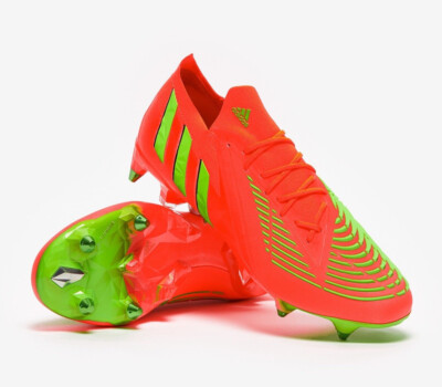 Adidas Predator Edge.1 SG Solar Red ‘Game Data Pack’ Cleats Men’s Size 7.5 Adidas Predator Edge.1 SG Game Data Pack Soccer Cleats  main image 2