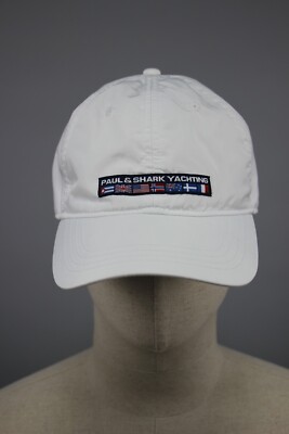 PAUL&SHARK White Nylon Baseball Yachtsman's Cap Size XL