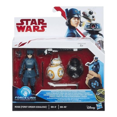 Rose (First Order Disguise) BB-8 BB-9E C3520/C1242 Star Wars Hasbro Figur Neu
