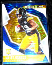 2021 Panini Rookie & Stars Pulsar Prizm Najee Harris #113 Blue #d/50 RC Steelers
