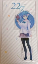 Japanese anime 22/7 acrylic stand Akane Maruyama character draft