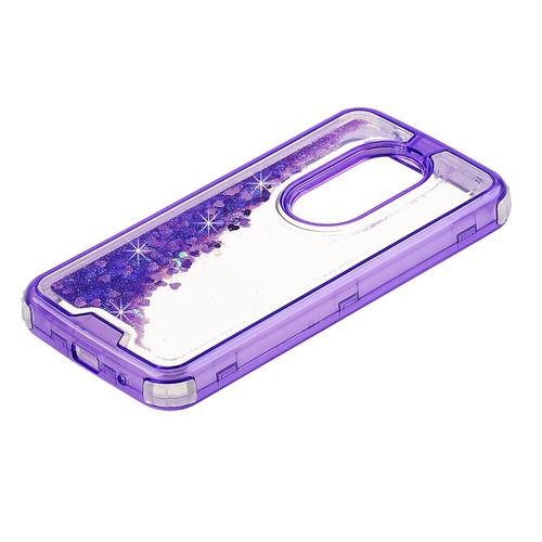 For Motorola Moto E5 Plus | Supra - Waterfall Glitter Liquid Armor Cover Case - Picture 24 of 36