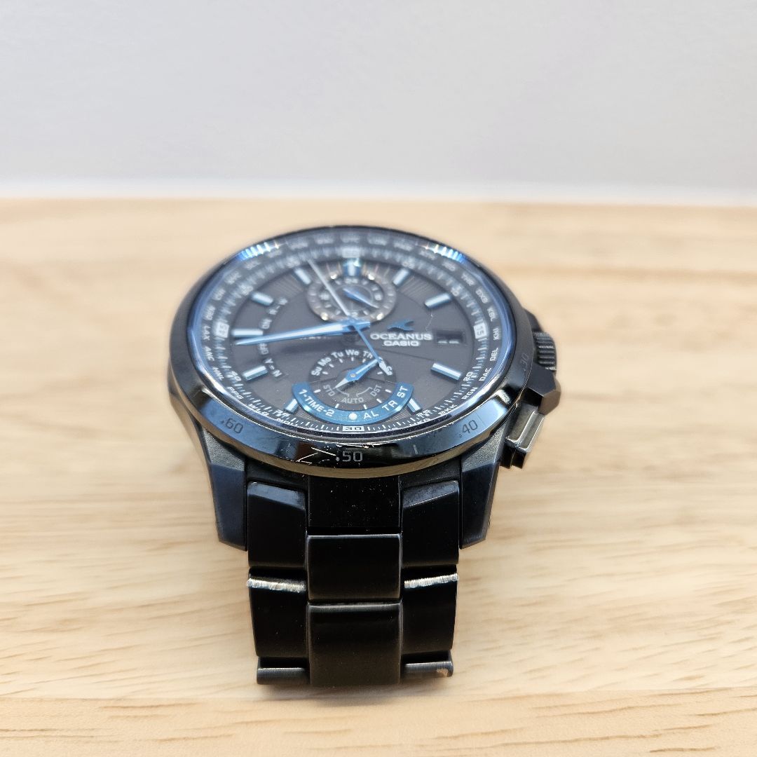 Casio Oceanus Ocw-T1000 Analog Quartz Men B-1Ajf Vintage Casio Oceanus Ocw-T1000 Analog Quartz Men B-1Ajf Vintage