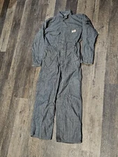 Vintage POWER HOUSE Montgomery Wards Overalls Coveralls Blue
