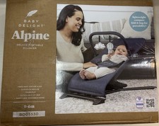 Baby Delight Highland Bouncer Infant 0   6 Months Indigo New Open Box