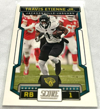2023 Panini Score Football Travis Etienne Jr Jacksonville Jaguars base card #18
