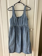 Zimmermann Denim  Mini Dress Blue Size 1 / AU10