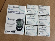 True Metrix Blue Tooth Self Monitoring Blood Glucose Meter with 600 test strips