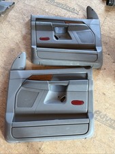 06-08 Dodge Ram 1500 Power Front Door Panels Oem Gray Woodgrain