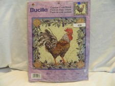 C-25 NEW BUCILLA COUNTED CROSS-STITCH KIT  ROOSTER  
