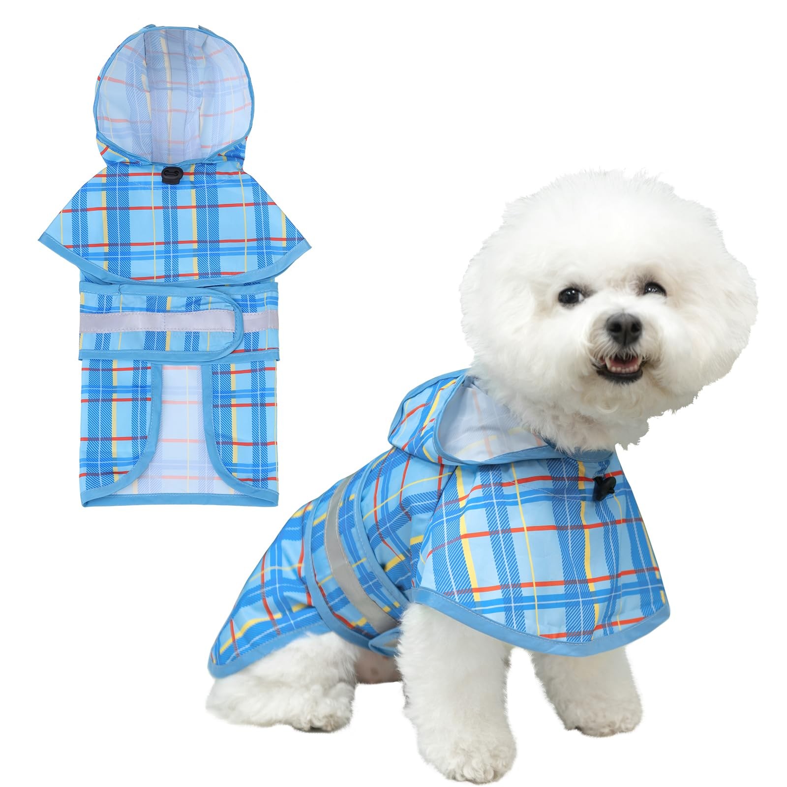 Imperméable à capuche pour chien de petite taille jaune S fini les frissons sous la pluie