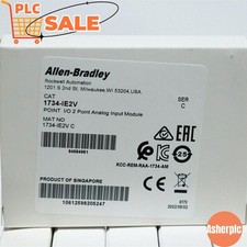 New Factory Sealed AB 1734-IE2V SER C POINT I/O 2 Point Analog Input Module