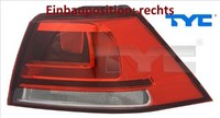 TYC 11-12379-11-2 Heckleuchte Rechts RüCklicht Hecklicht RüCkleuchte FüR VW
