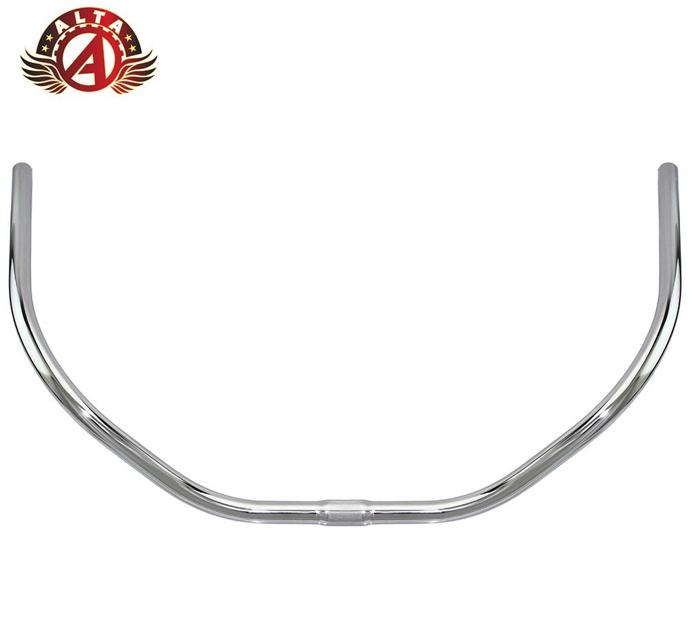 (New) ALTA Chrome Beach Cruiser Handlebar 27.5” Wide 25.4mm Chopper Lowrider Bicycle. (35.95 USD)