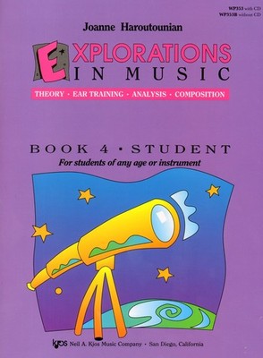 WP353 - Explorations In Music - Book 4 - Student Book/Online Audio