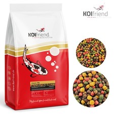 Koifutter 15 kg 5 Sorten Mix 3mm 6mm Koi Goldfischfutter Spirulina Fisch Teich