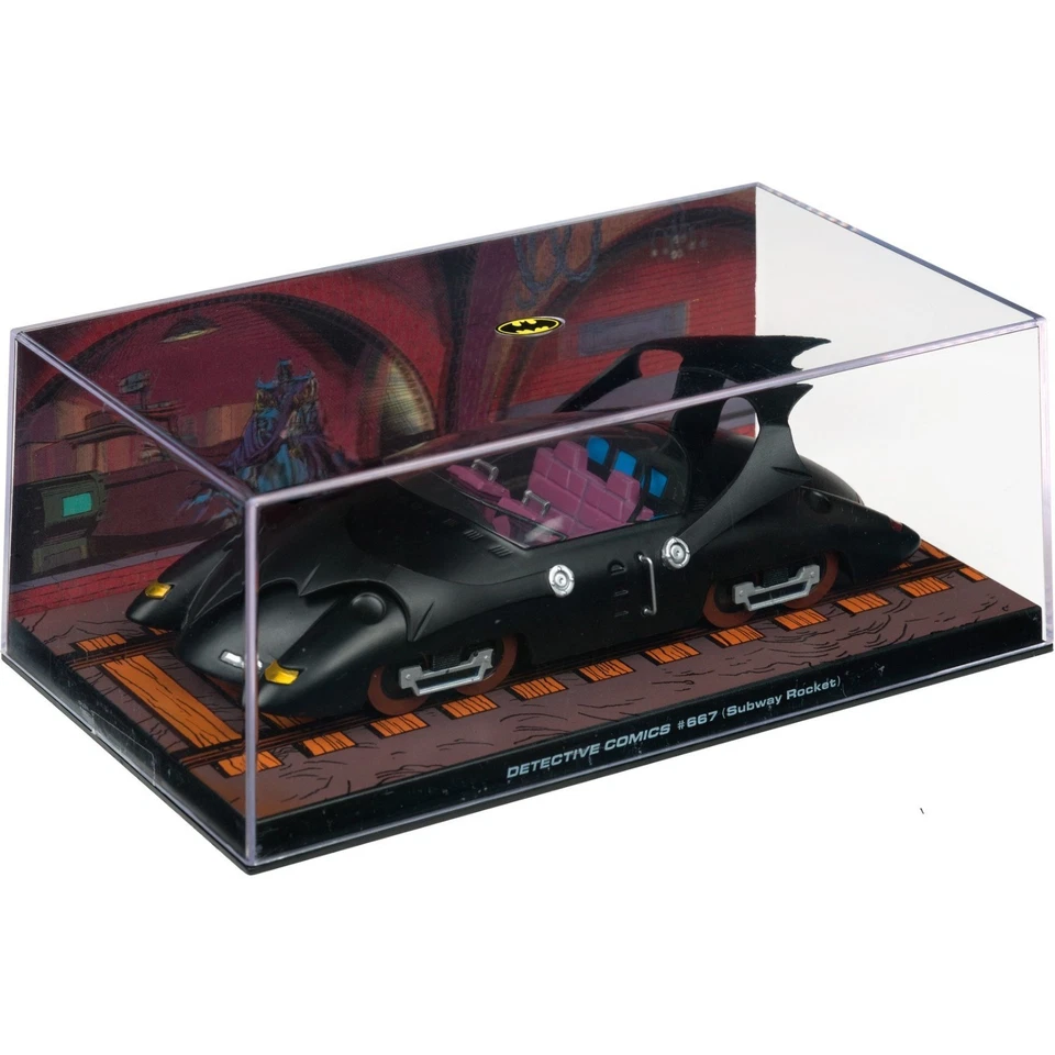 La Batmobile Batman #667 Subway Rocket - 1/43 Eaglemoss Voiture Model Car 036 - Photo 1/1