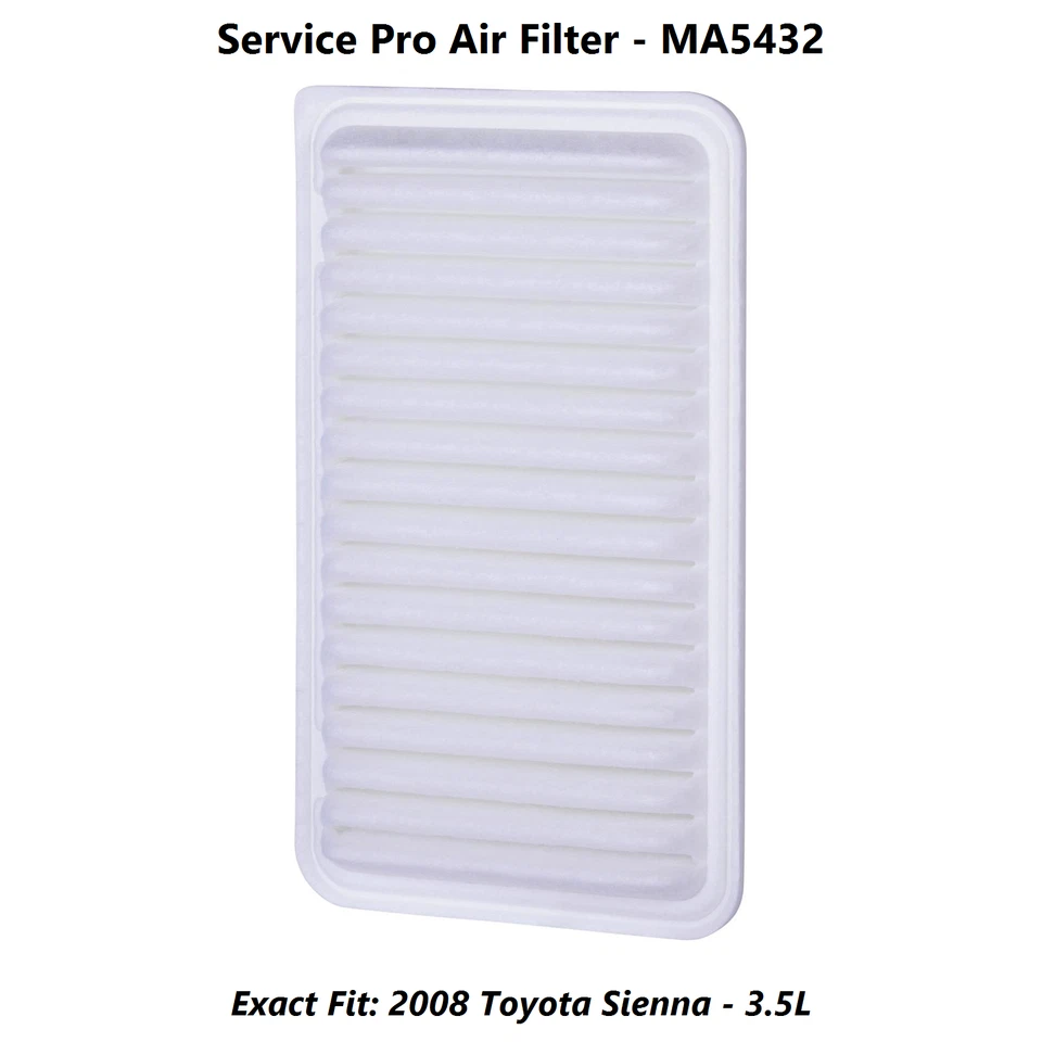 2008 Toyota Sienna 3.5L Complete Oil, Air & Cabin Filter Kit (5W-30) Foto 4 de 4