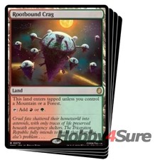 Presale Rootbound Crag X4 M/NM Magic MTG Teenage Mutant Ninja Turtles Eternal