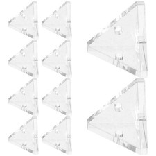 10pcs Corner Brackets Triangle Corner Braces Acrylic Corner Brackets