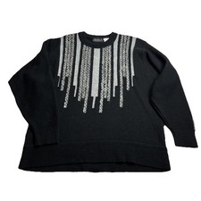 Vintage Carlo Colucci Sweater Made in Germany Wool Blend L Rare 80s 90s