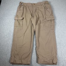 Carhartt FR Pants Mens 40x30 Tan Beige Flame Resistant Cargo Workwear Relaxed