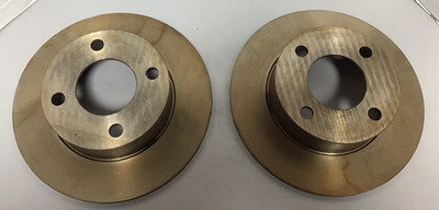Lot Of 2 Brake Disc Rear For AUDI 100 Avant 80 90 Cabriolet Coupe 443615601 R25