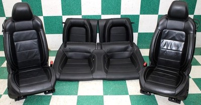 18' MUSTANG *NOTE* Coupe Black Leather Heat Cool Power Buckets Backseat Seats OE