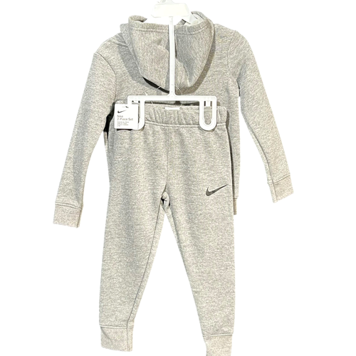 Nike Little Boys Fleece Pullover Hoodie & Joggers Outfit Set Size 4 Gray-Green - Bild 10 von 10