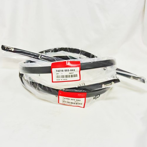 Left & Right Roof Drip Molding Weatherstrip For 1996-2000 Honda Civic FREE SHIP
