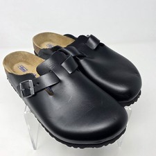 Birkenstock Boston 40 Soft Footbed Suede Leather Unisex Clogs Shoes L9 M7