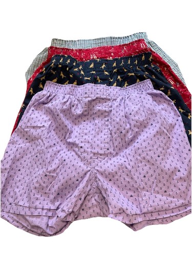 Brooks Brothers Men’s Bundle Boxer Shorts Bundle of 4 100% Cotton Small