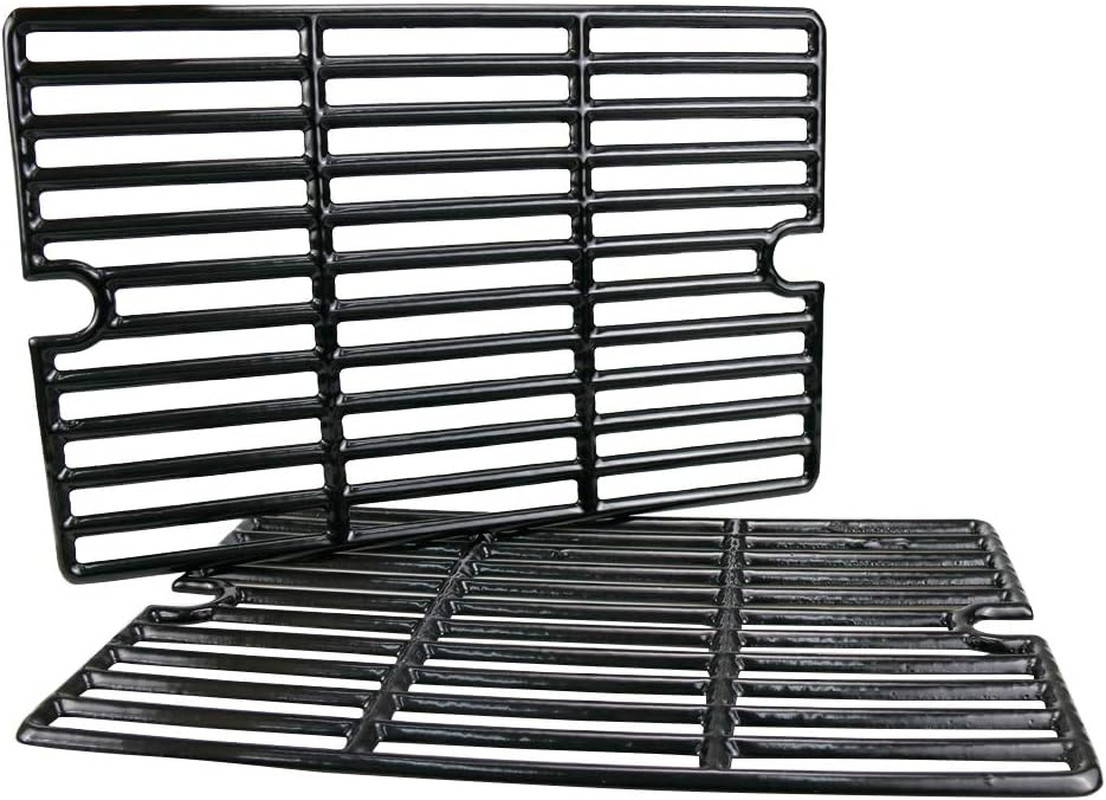16.5" Cast Iron Grill Grates &ndash; Replacement for Charbroil Smoke Hollow Gas Grills