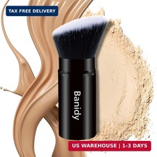 Makeup Brush Kabuki Face Brushes Retractable Travel Blush Kabuki Brush Portable