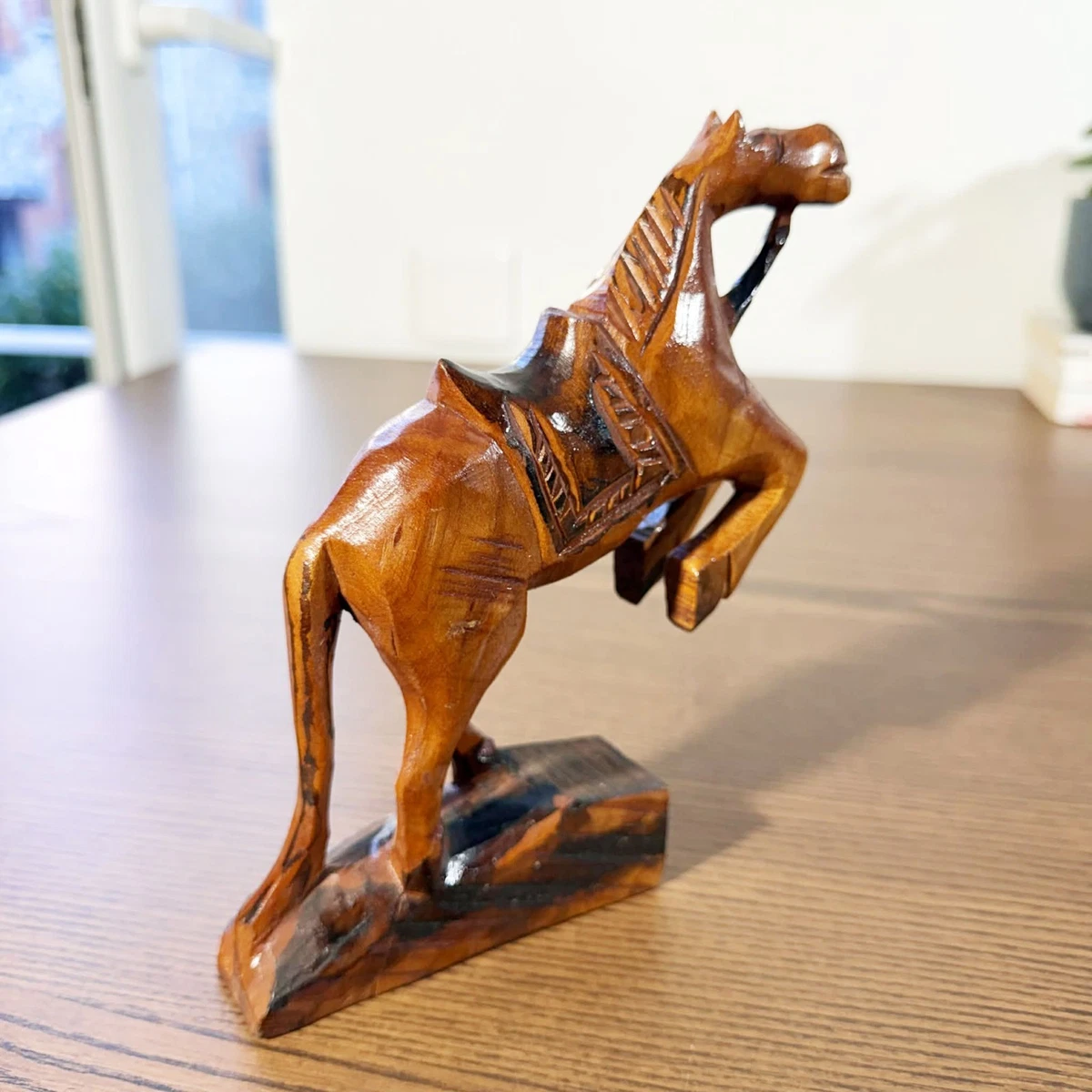 Sculpture Iguane Milieu De Siècle – Palissandre Vintage, Fait Main