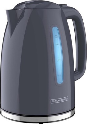 BLACK DECKER 1.7L Cordless Electric Kettle KE1555GY Water Window Rapid Boil Auto