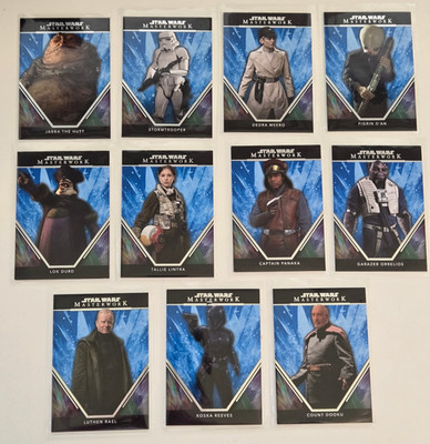 Topps Star Wars 2024 Masterwork / 11 x Blue Parallel